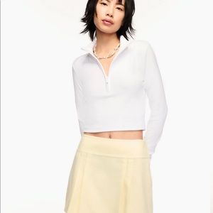 Aritzia Sunday Best Cropped Quarter Zip